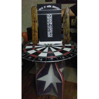 HANDCRAFTED ONE OF A KIND DART HOLDER DISPLAY RACK Game Room Man Cave Accessory    113202514600